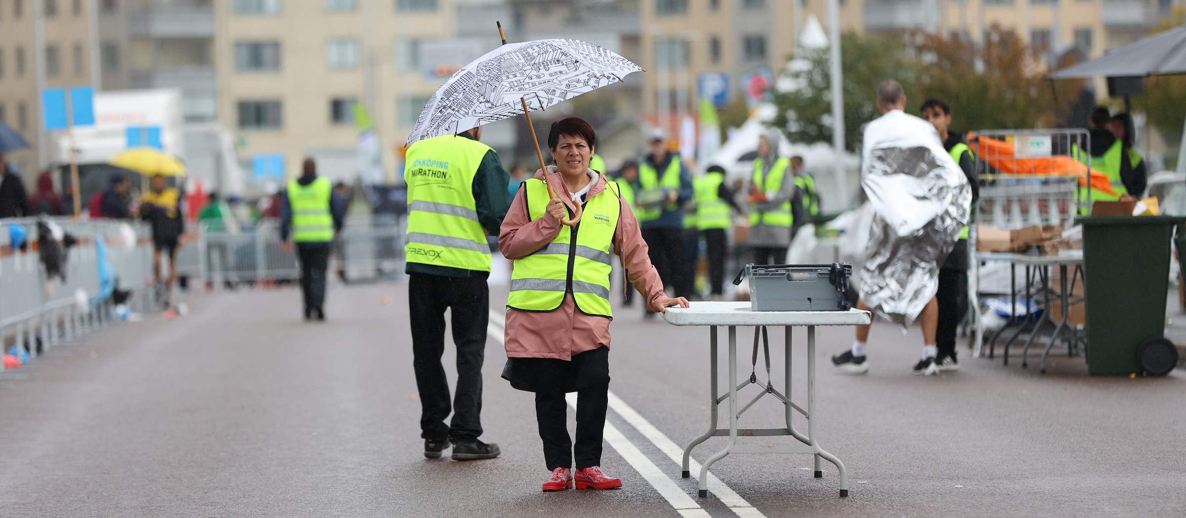 Jönköping Marathon - våra vänner Mauricio och Maribel